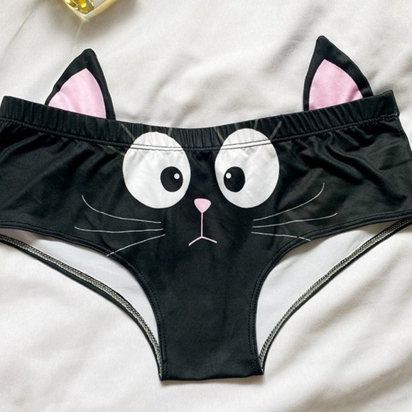 CUTE KITTY CAT PANTY - Picture 3 of 4